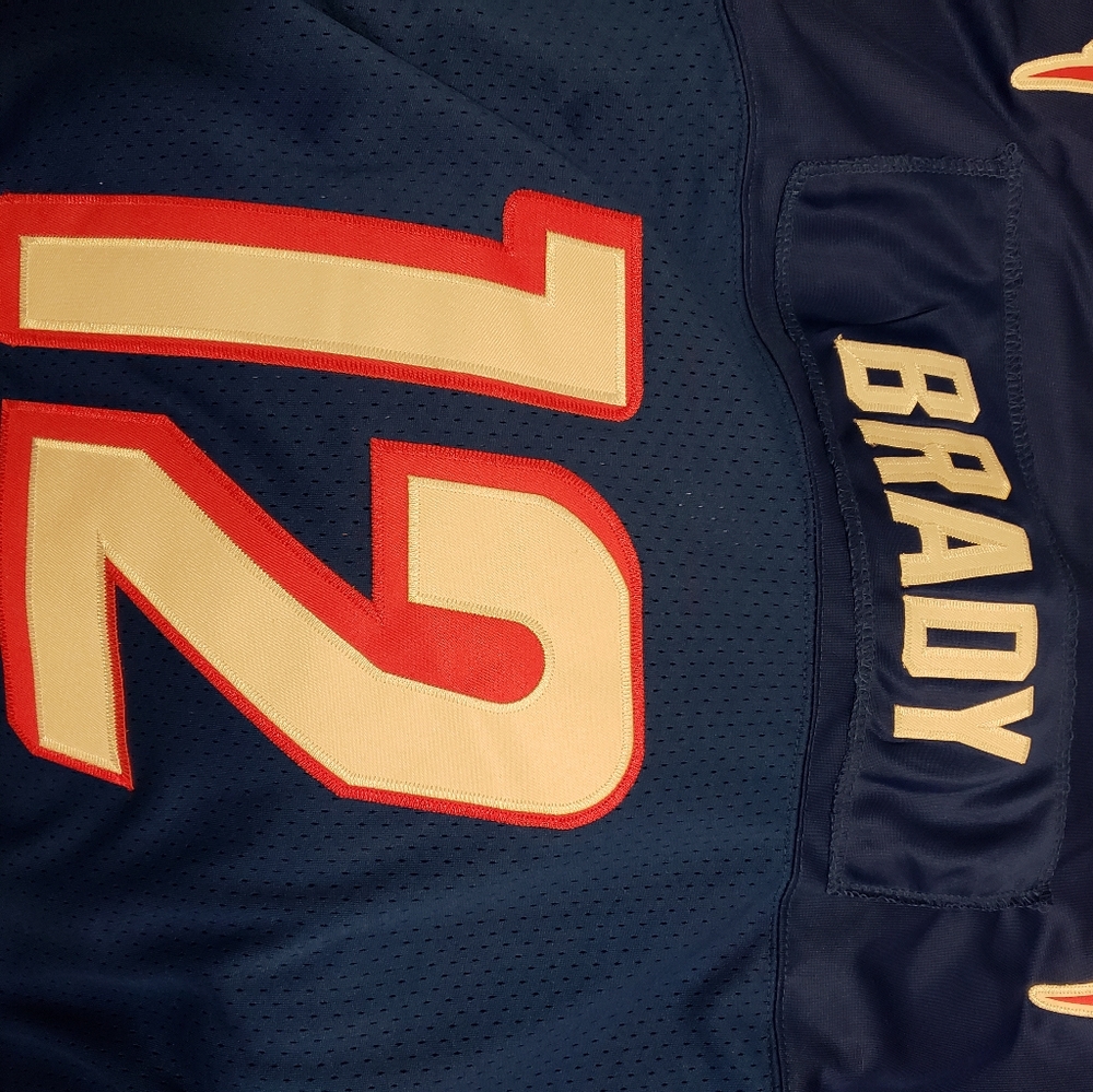 Authentic Tom Brady Jersey.  Size XL.  Mitchell &